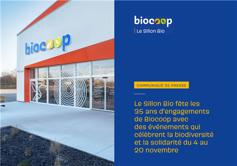 En novembre, Le Sillon Bio fête les 35 ans de Biocoop !
